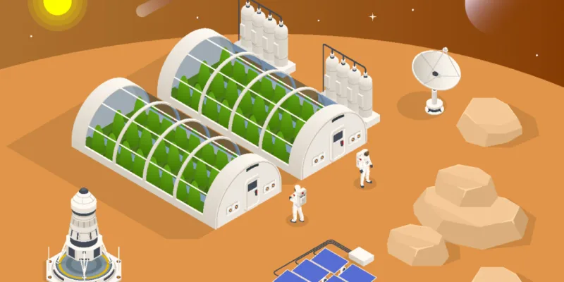 Plants on mars