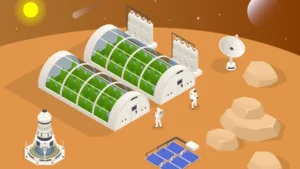 Plants on mars