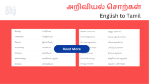English to tamil