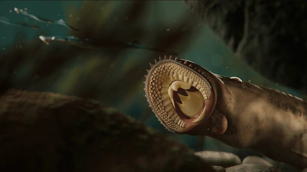 சதையை உண்ணும் 160 மில்லியன் ஆண்டு பழங்கால உயிரினம்! (Fossil Lamprey)